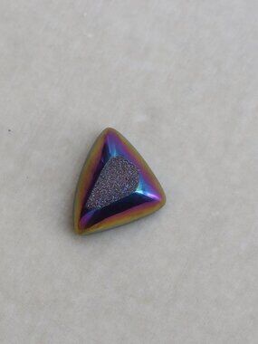 Titanium coated drusy loose gemstone